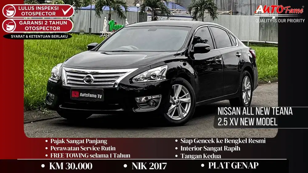KM 30RB Nissan All New Teana 2.5 XV New Model NIK 2017