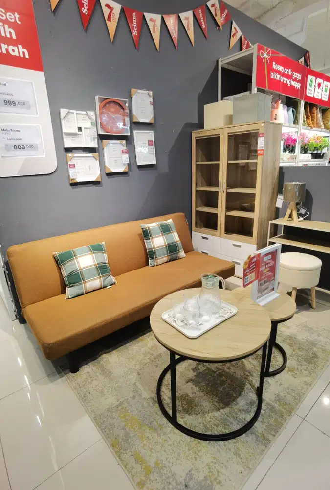 SOFA SANTAI RUANG TV BISA JADI BED