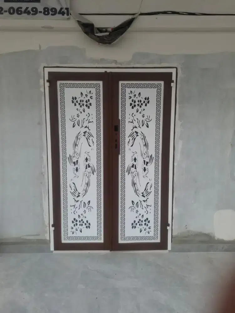 Pintu besi plat cating laser