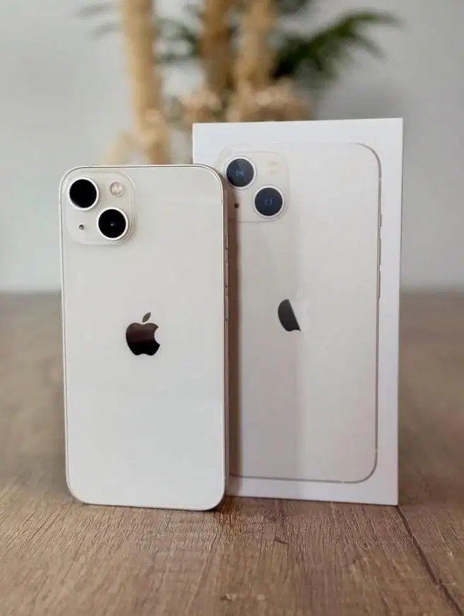 PROMO NEW! IPHONE 13 128GB STARLIGHT ~ GARANSI RESMI APPLE TAM IBOX