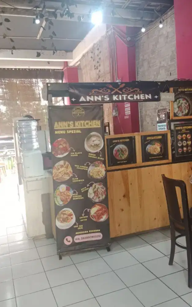 Booth /meja bar 2meter