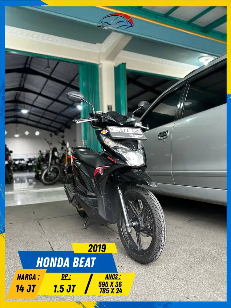 HONDA BEAT 2019 MONGGO GAS POLL MASZEHH HIKMAH MOTOR KEPUH