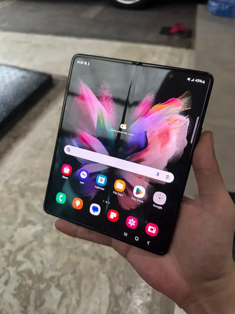 samsung galaxy z fold3 256gb sein indo resmi fullset