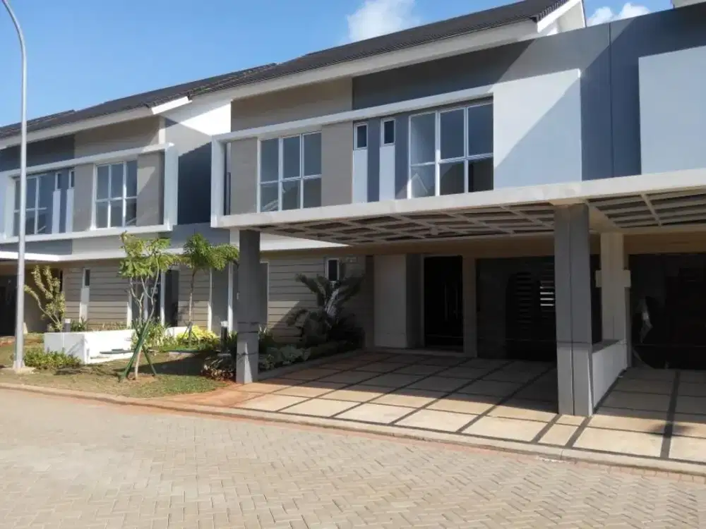 Rumah 2lt 12x20 240m type 4KT Cluster Palm Spring JGC Jakarta Garden City