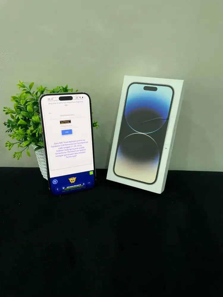 IPhone 14 ProMax 256GB Dual Sim Silver mulus Fullset Bh 84% 3Utool 98