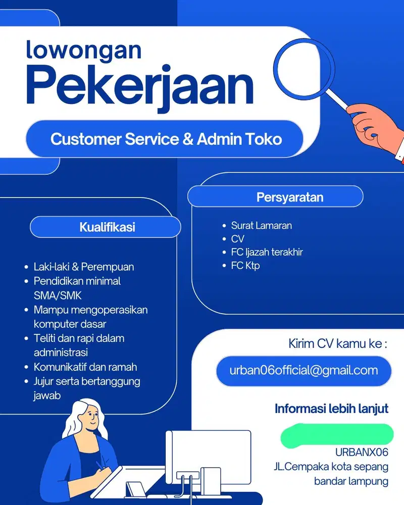 LOWONGAN PEKERJAAN