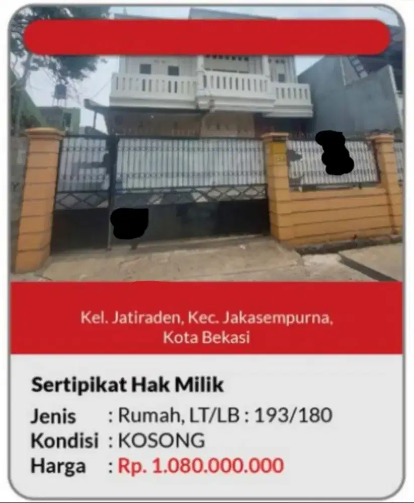 Rumah Jatiraden Bekasi
