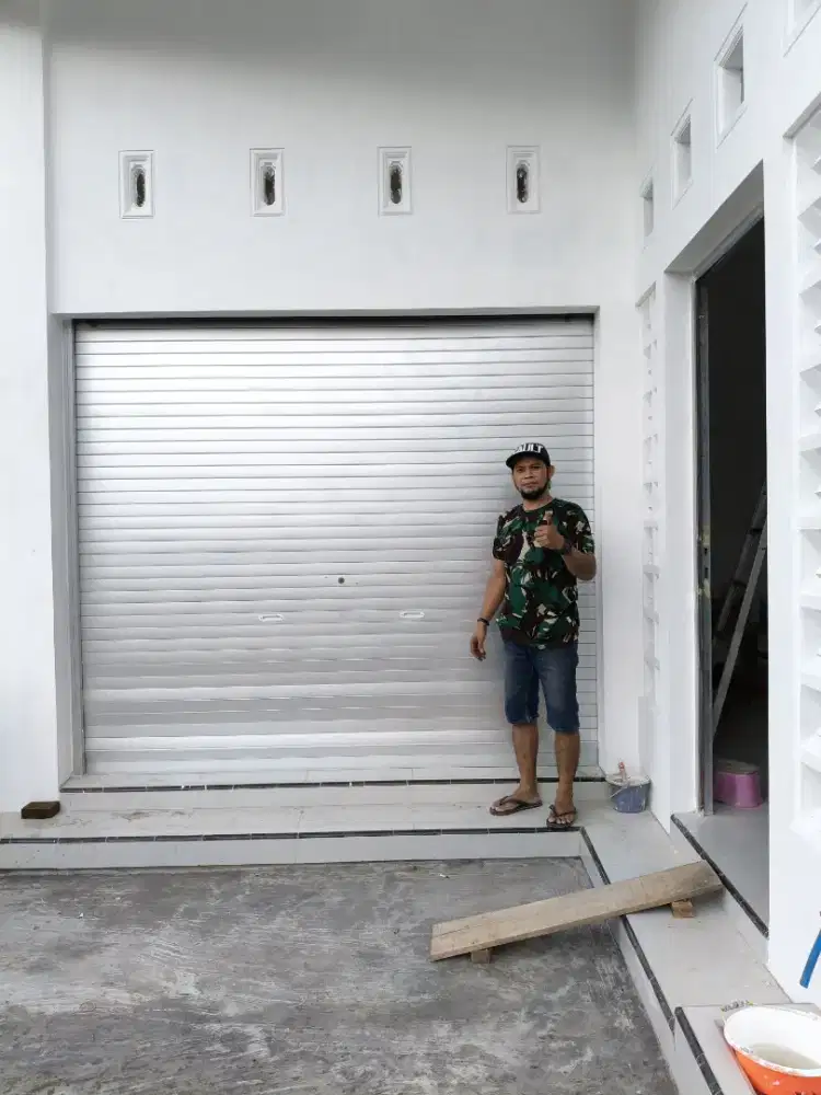 Menerima pesanan pembuatan rolingdor aluminium bahan tebal