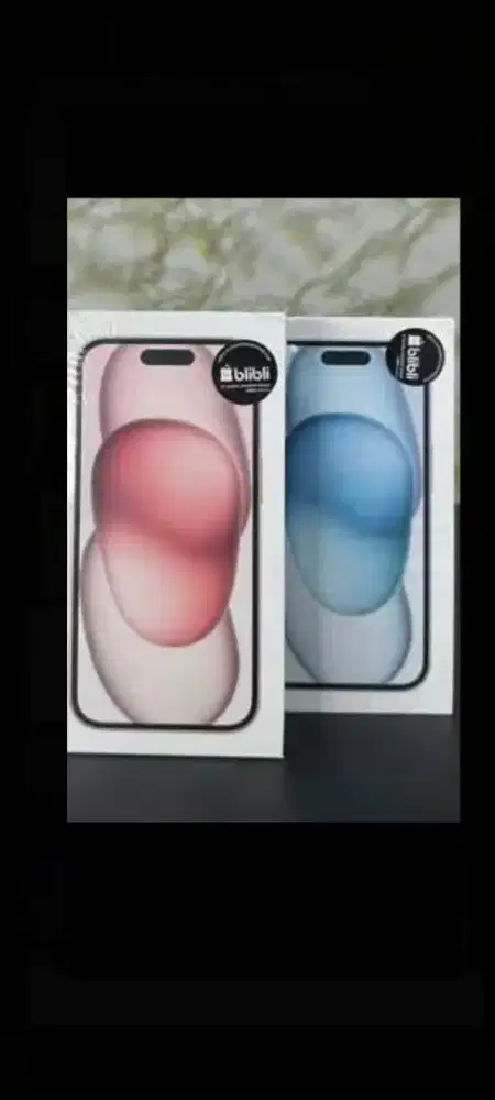 Iphone 15 pink BNIB garansi resmi tam ibox gdn blibli