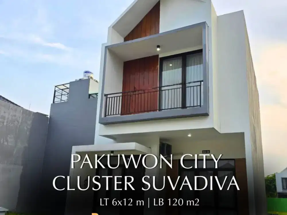 RUMAH BARU DI PAKUWON CITY CLUSTER SUVADIVA SURABAYA