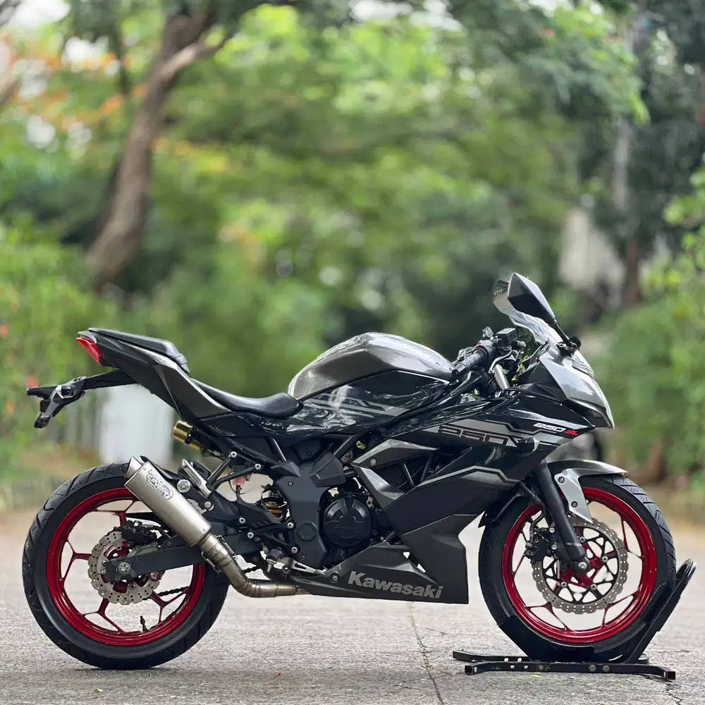 KAWASAKI NINJA 250 MONO SL 2017 GREY KM LOW PAJAK ON SUPERB