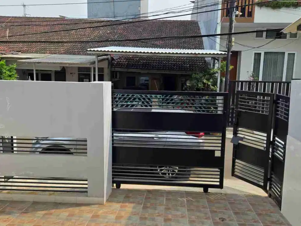 murah!!Jual rumah baru janur asri 6x17 selatan lebar jalanan 3 mobil