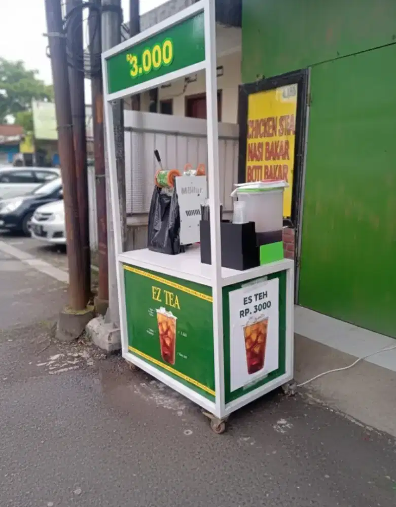 Booth Jualan Ber-oda