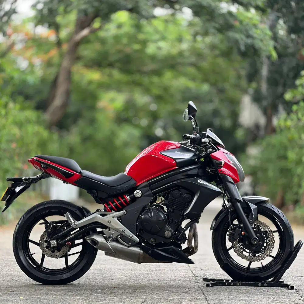 KAWASAKI ER6N 650 ABS 2013 MERAH KM LOW PAJAK PANJANG SIAP TOURING