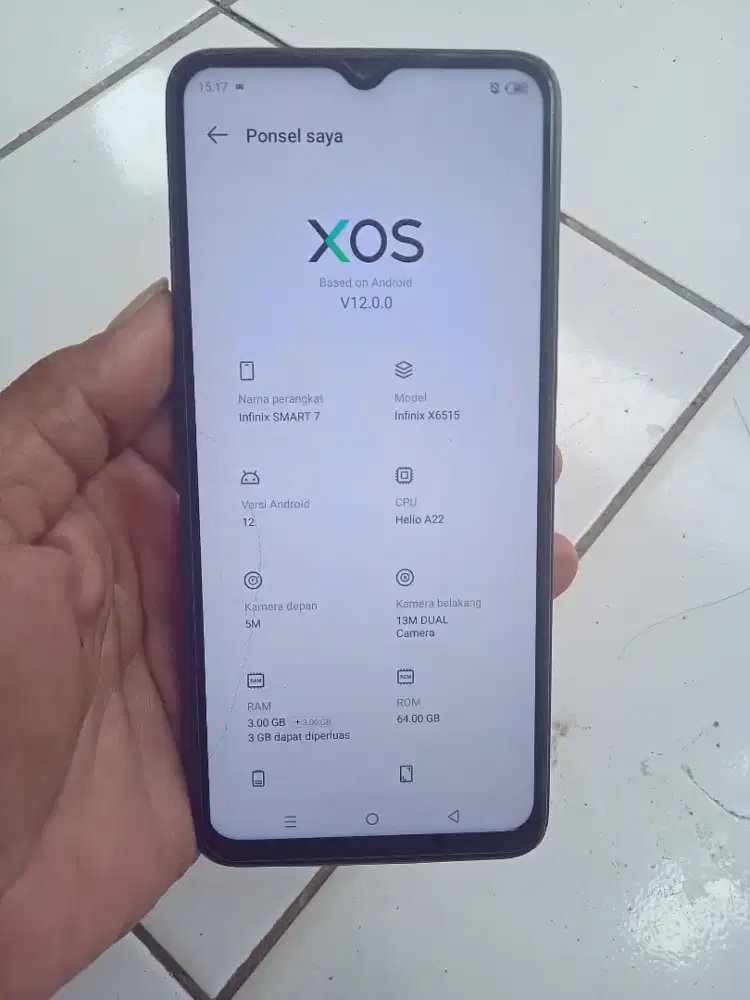 Infinik smart 7 Ram3+3/64 nominus LCD ori blm pernah servis
