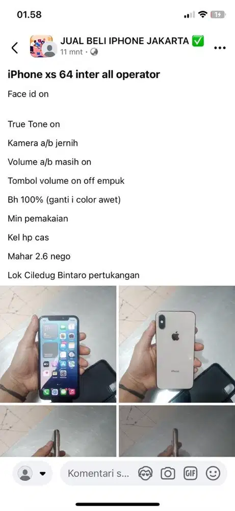 Ip xs 64 inter kel hp cas