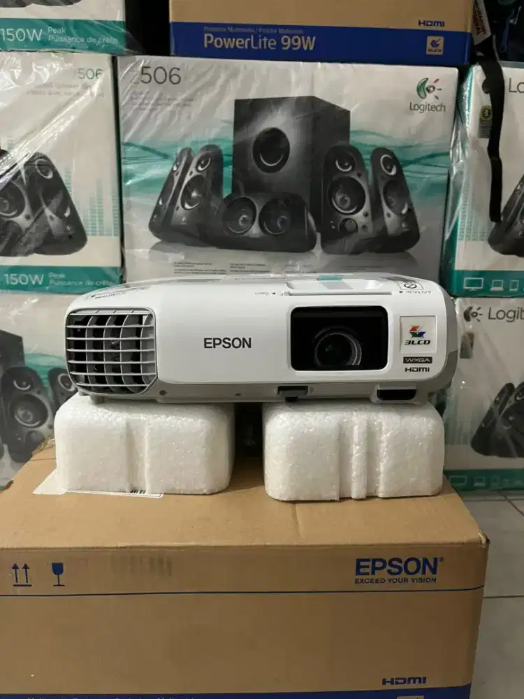 Speaker Logitech Z506 dan projector Epson