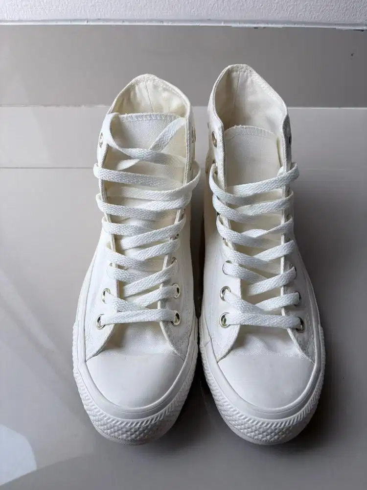 Converse Chuck Taylor All Star Mono Glam High Top In Egret 40 ori