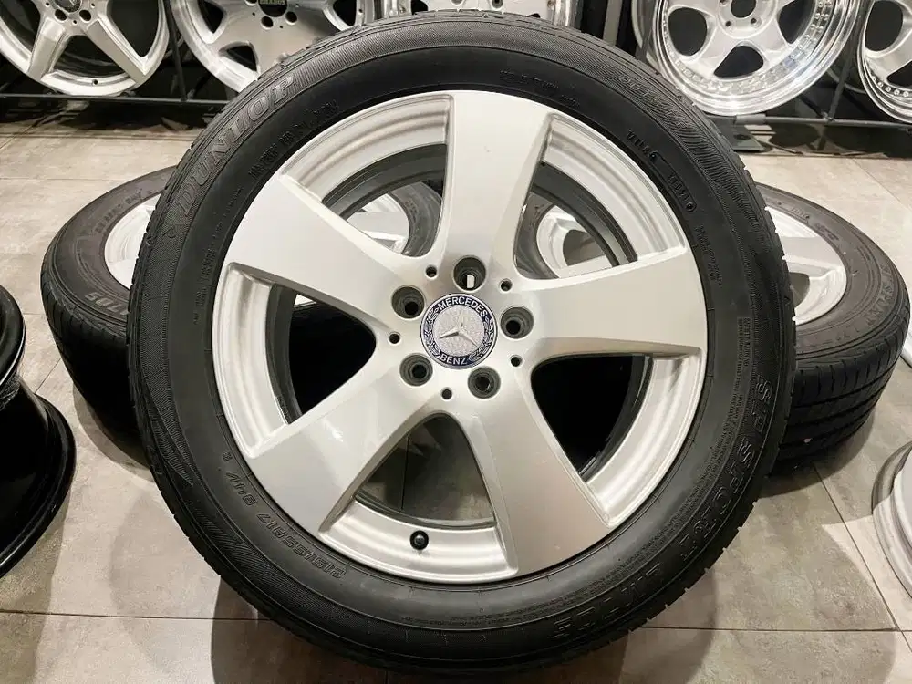 Velg OEM Mercedes Benz C Class W205, R-17, Lebar 7, Pcd 5x112 + Ban