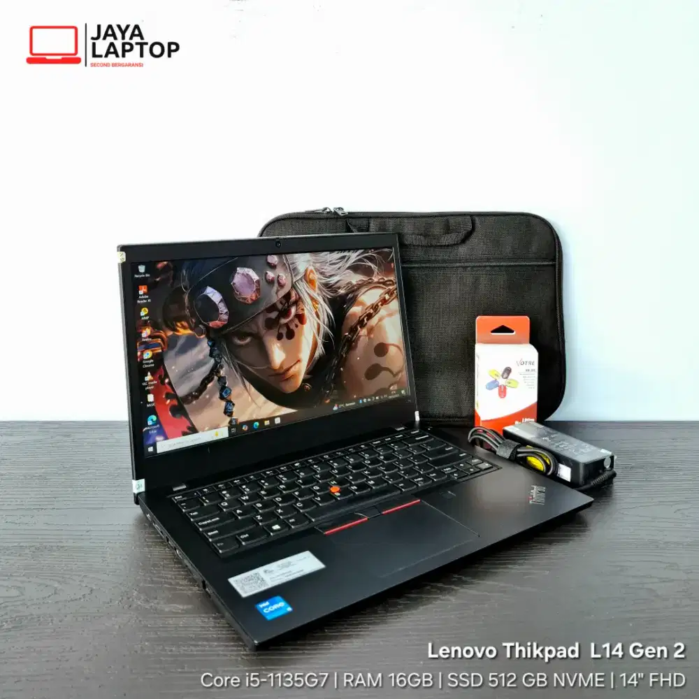 Lenovo Thinkpad L14 Gen 2 Core i5 Gen 11 16/512GB Laptop Second Bekas