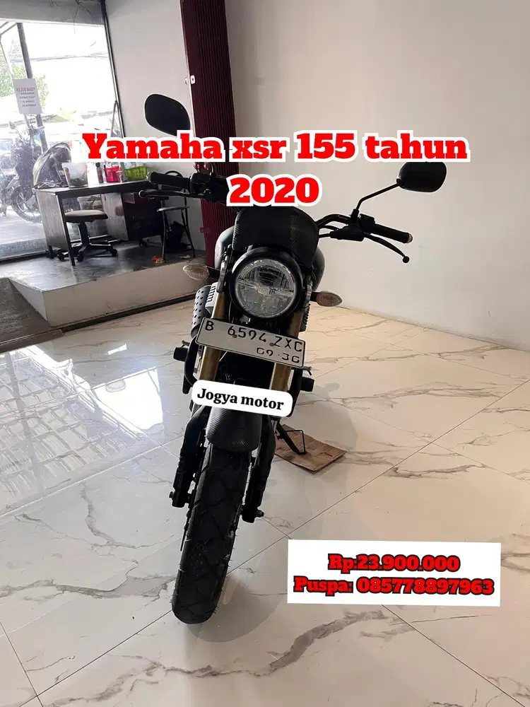 (B) yamaha xsr 155 tahun 2020