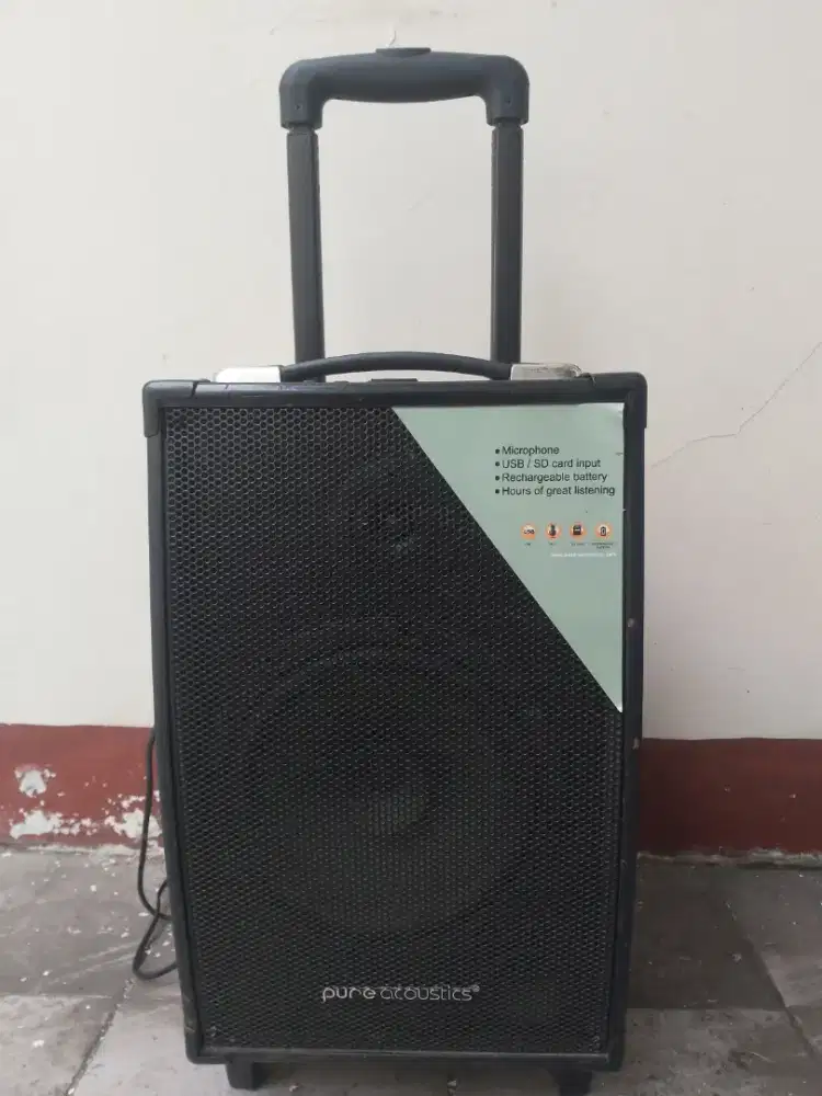 Portable Speaker Pure Accoustics MCP-100 + Mic (1 kabel & 1 wireless)