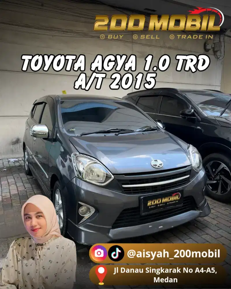Toyota Agya 1.0 TRD A/T 2015 Bensin