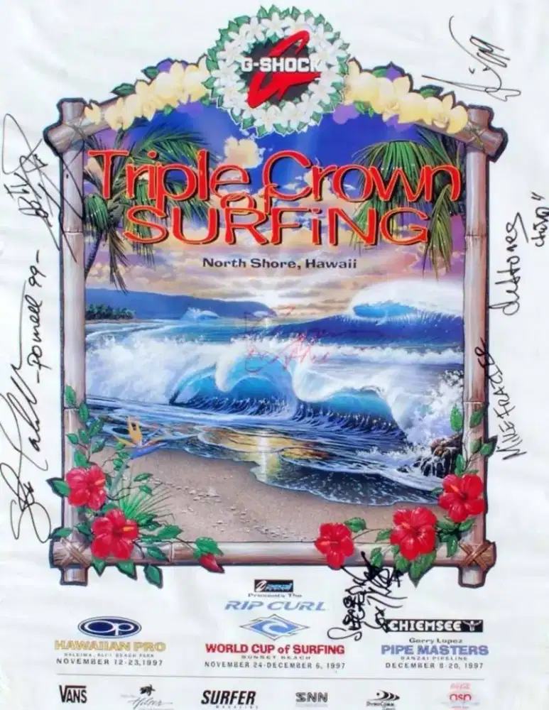 Gshock DW-9000 seri Triple Crown Of Surfing