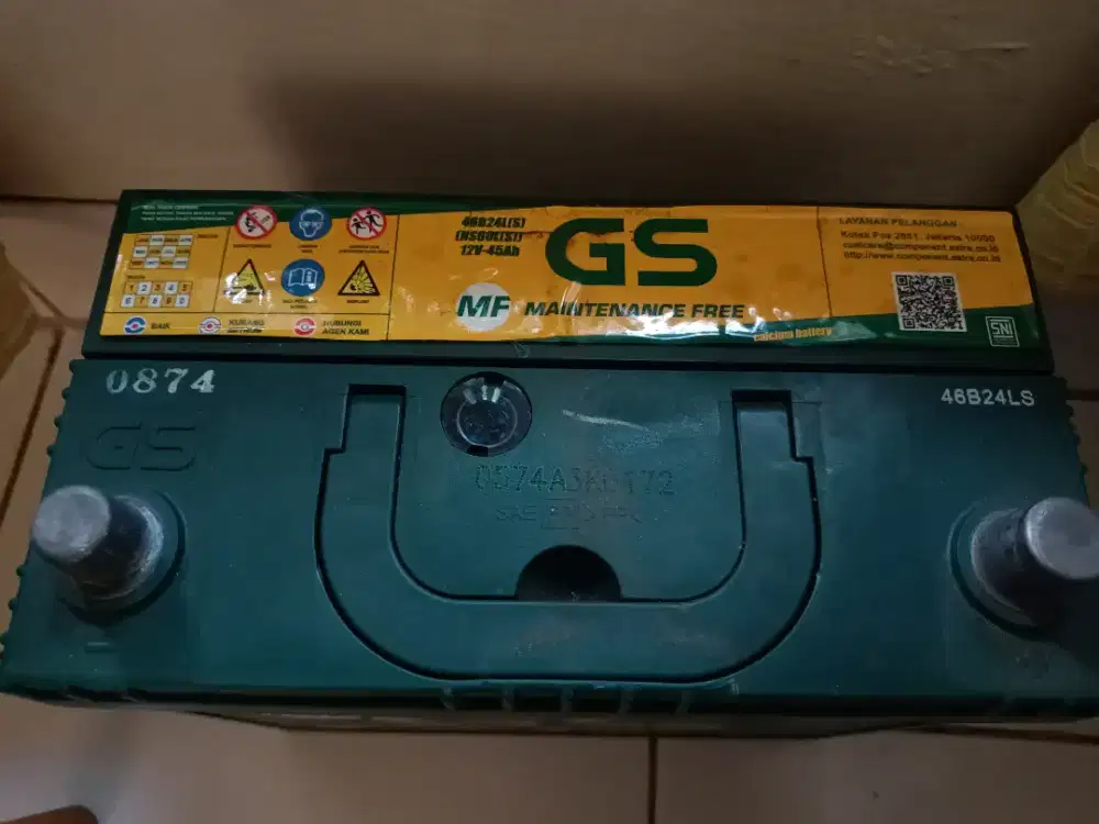 Aki kering mobil MF GS serasa baru