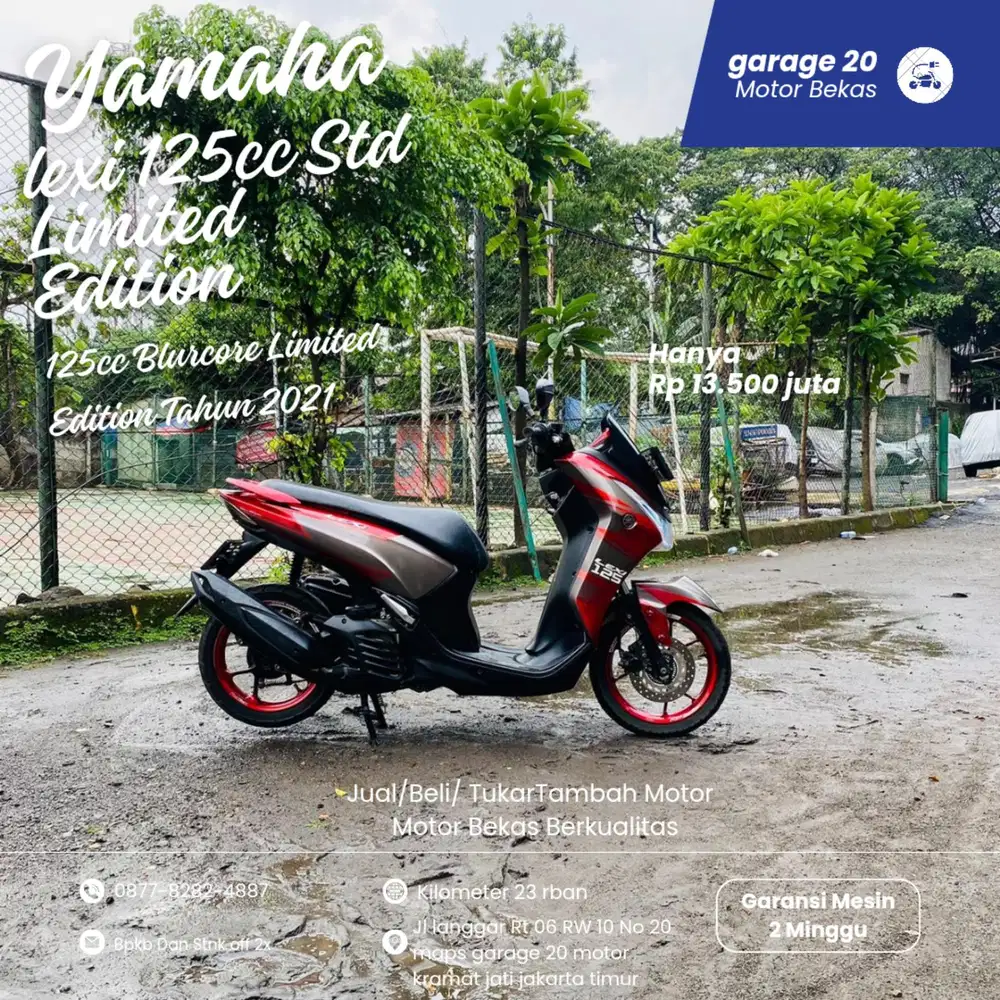 Yamaha Lexi 125cc Std Bluecore Aks SSS Limited Edition Tahun 2021