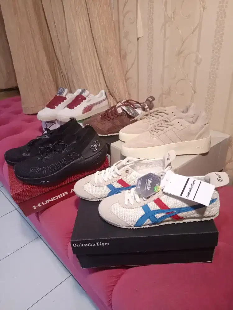 Adidas puma onitsuka under armor