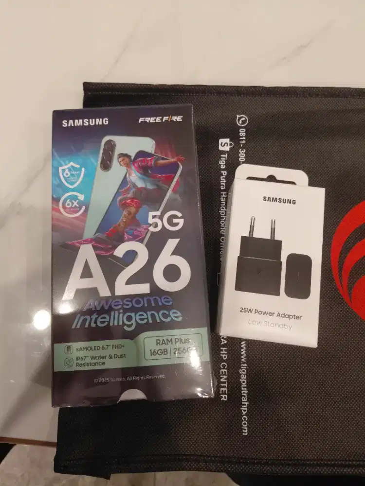 Promo Samsung A26, tebus murah Adaptor 100k.