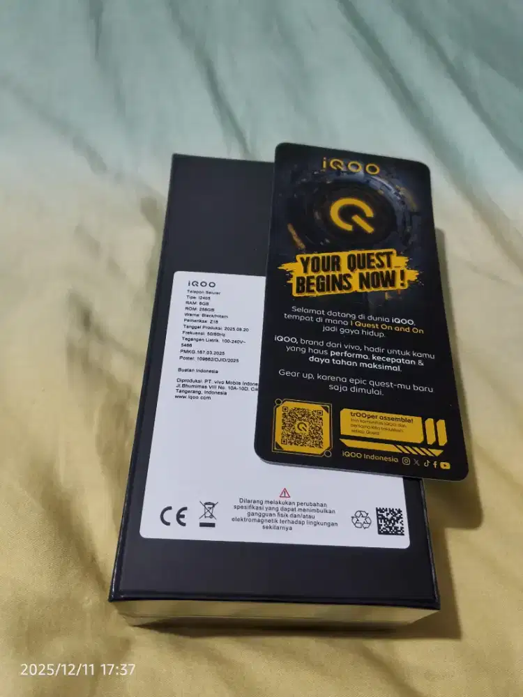 IQOO NEO 10 8/256 BLACK BNIB NEW