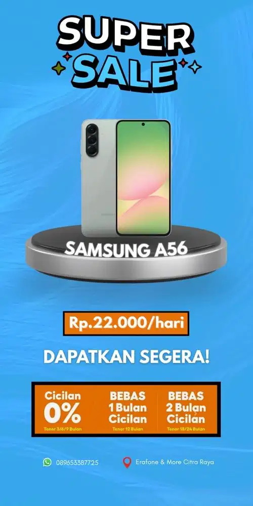 SAMSUNG GALAXY A56 8/256 BISA CICILAN TANPA DP