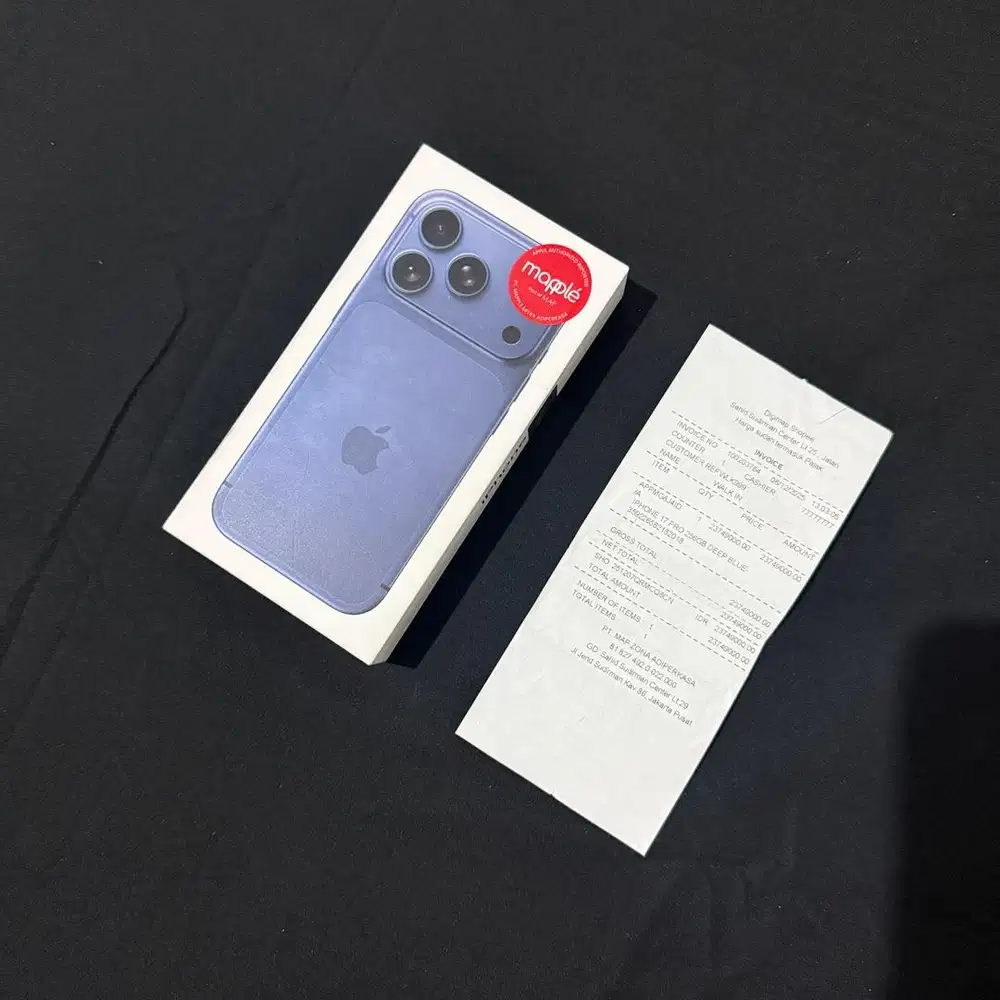 (NEW) iPhone 17 Pro 256GB Deep Blue iBox Digimap ID/A BNIB