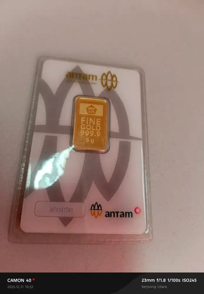 Logam mulia 5 gram certieye