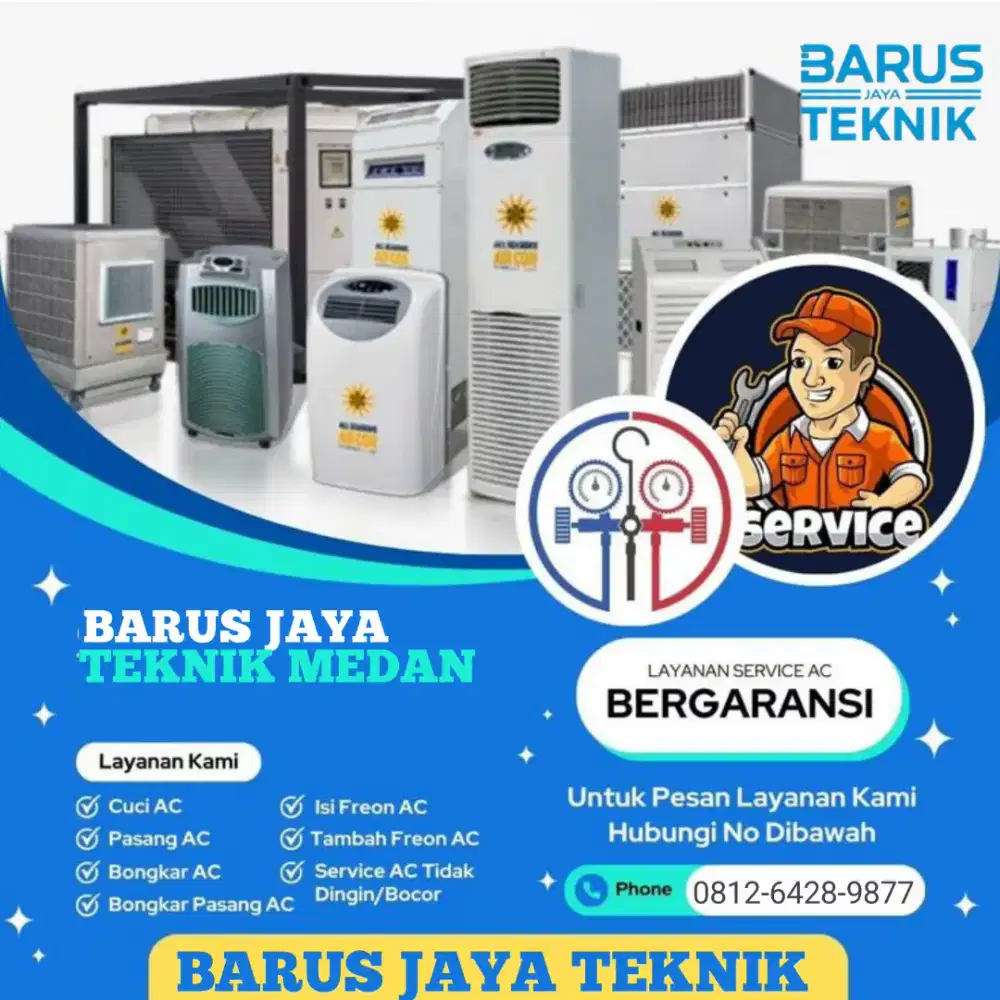 SERVICE AC/BONGKAR PASANG AC BERGARANSI