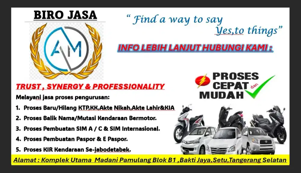 Biro jasa AM Pamulang