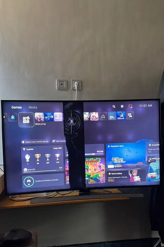 TV Samsung 55″ Curve – Layar Pecah – Sparepart / Refurbish