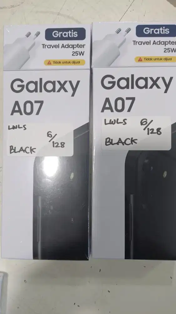 New Samsung A07 ram 6 gb internal 128 gb baru