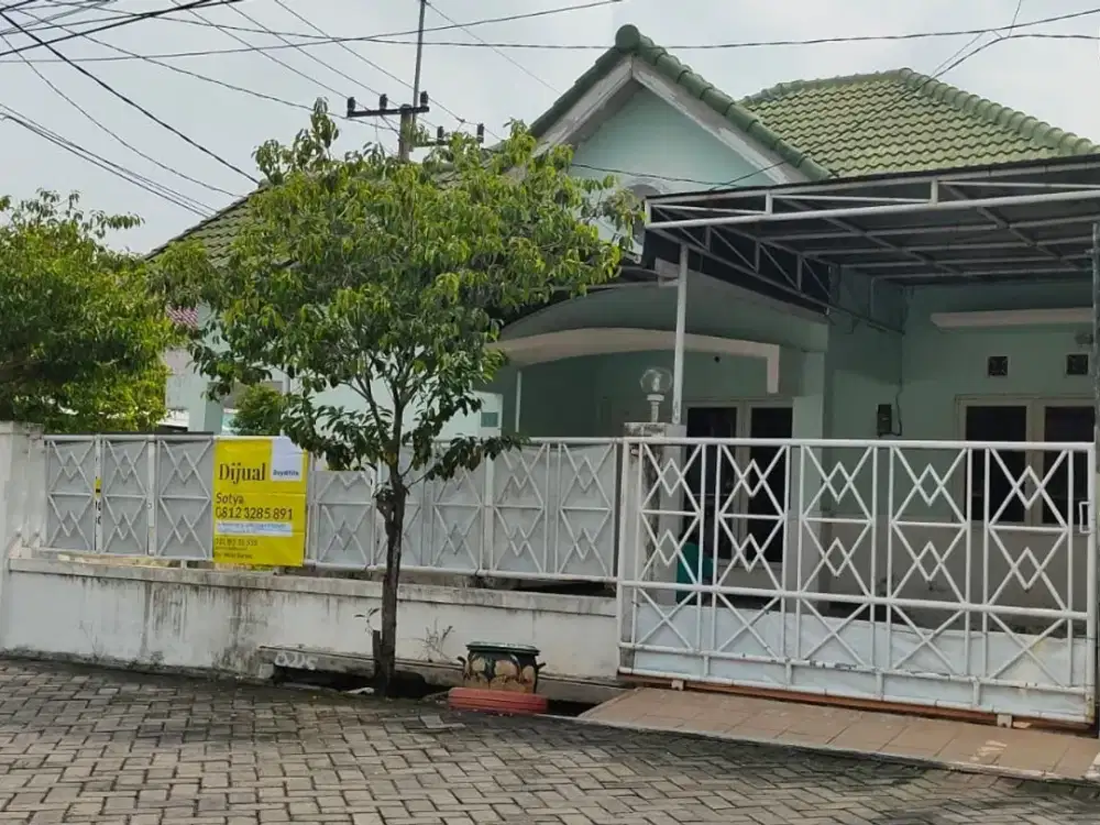 Dijual Rumah Luas, Hook Harga Bawah Pasar di Taman Pondok Indah Wiyung, Surabaya