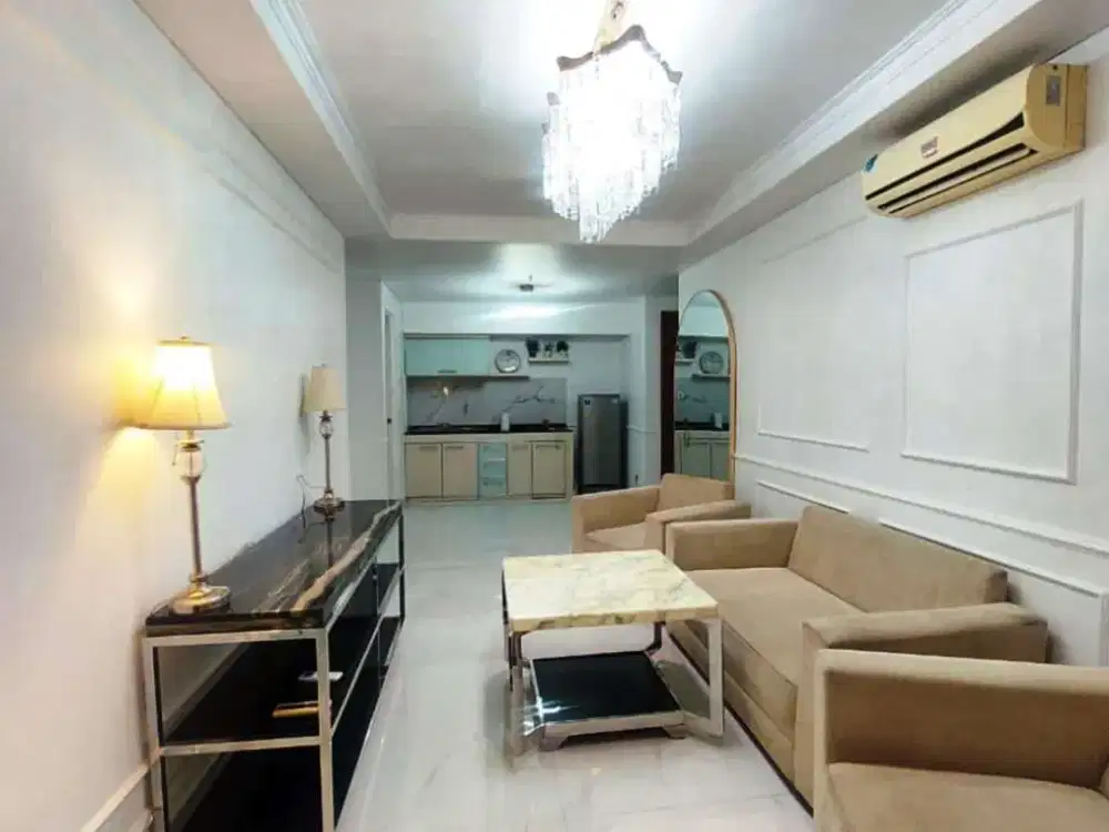 Disewakan FF Royal Mediterania Garden - 2+1 Bedroom ukuran 53.5 m2