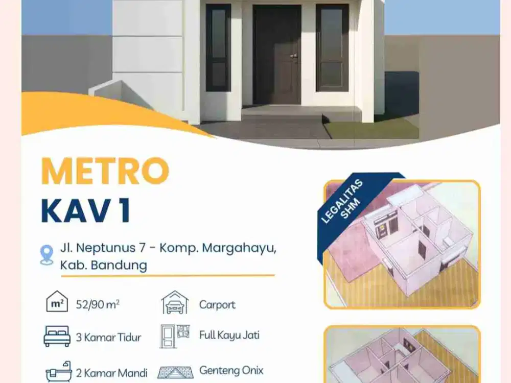 Rumah mewah murah kota bandung dekat mall