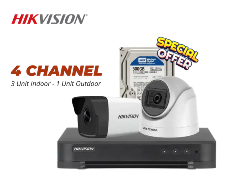 Paketan CCTV lengkap plus Pemasangan