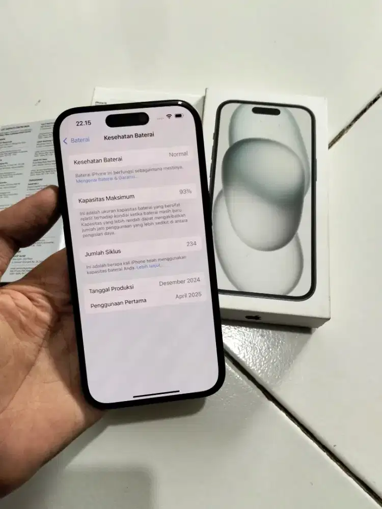 iP 15 128 iBox ori Garansi ON