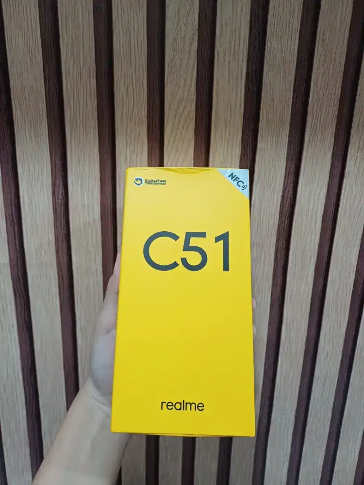 Realme C51 4G Mint Green 4/128 | NFC | Unit + Dus + Kabel data Ori |