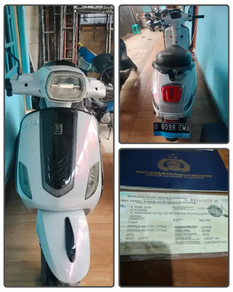 Sepeda Motor Listrik Uwinfly T3/AT 2024