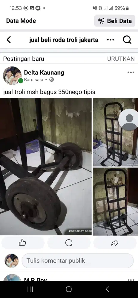 Jual troli galon