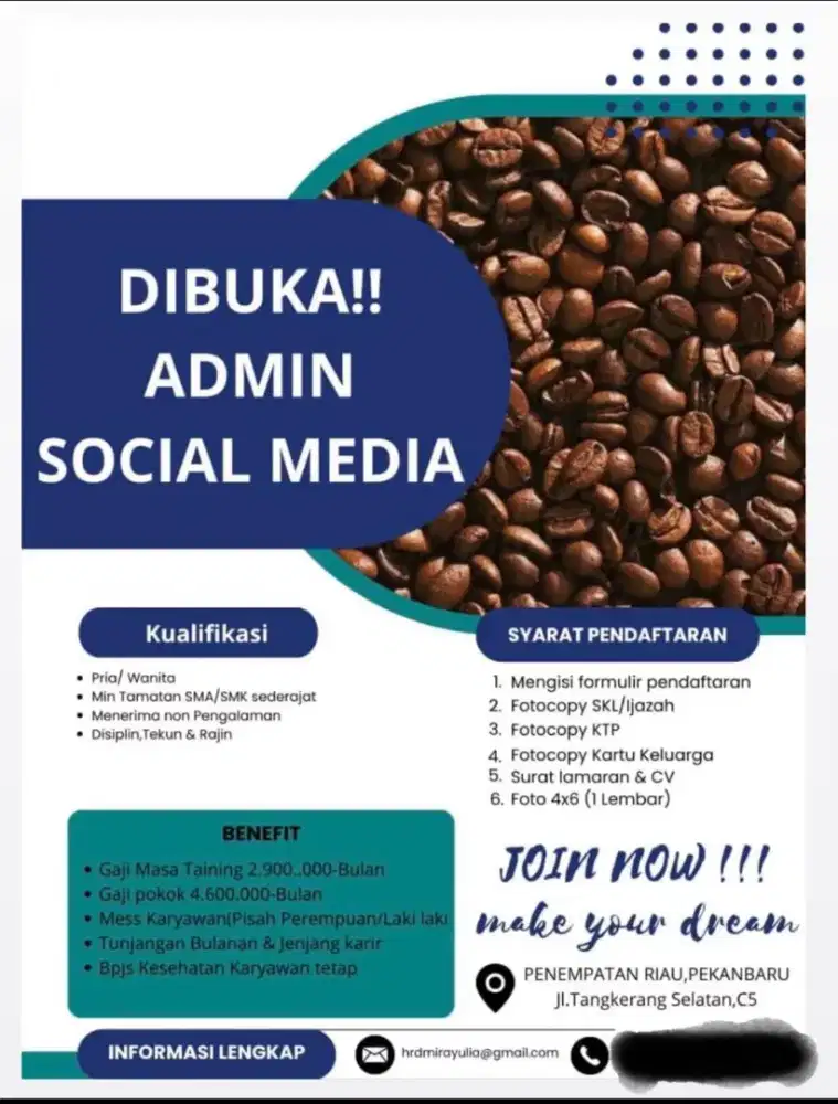 Loker admin sosial media