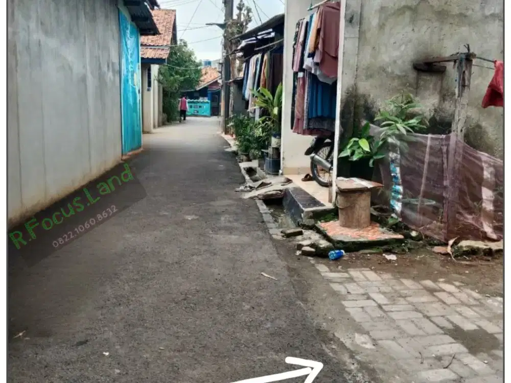 Tanah MURAH akses mobil Luas 105m di PONDOK AREN